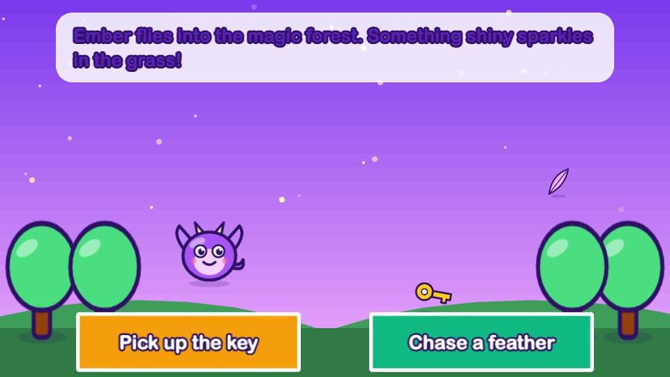 The Dragon and the Two Magic Doors, a game made with Matari